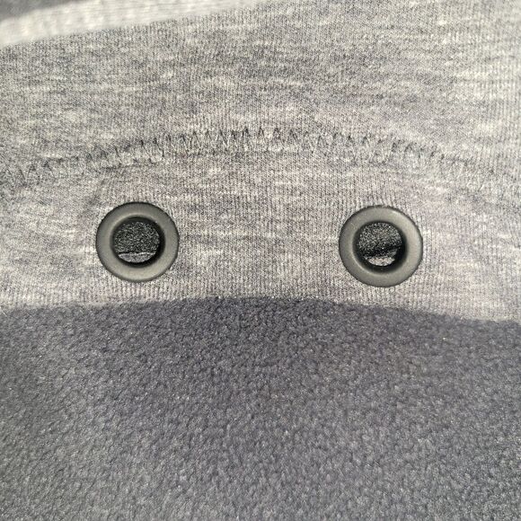 Athleta Victory Hooded Sweatshirt Dress Dark Grey Charcoal Black Medium Tall MT - Picture 9 of 12